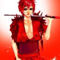 Red haired nin hunter, Gaara